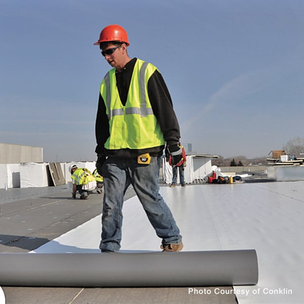commercial roof restoration TPO roofing